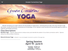 Tablet Screenshot of gcyogaworks.com